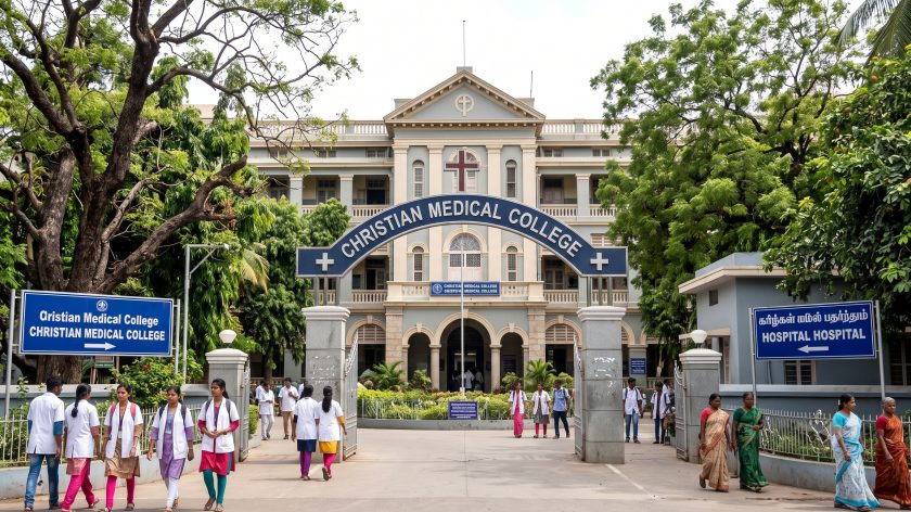 Christian Medical College (CMC) campus, Vellore — NIRF rank 3 MBBS college in India